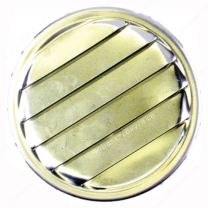 Aluminum Louver Ventilators, Bore Hole - Diameter 4 in