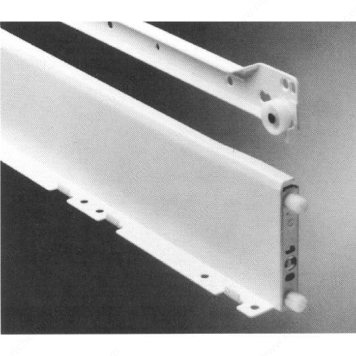 Zargen Drawer Slide, Slide Length 18 1/2 in, Slide Height 3 1/4 in