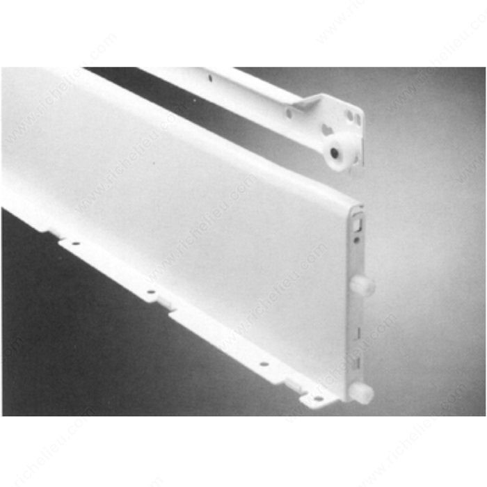 Zargen Drawer Slide, Slide Length 21 5/8 in, Slide Height 4 5/8 in