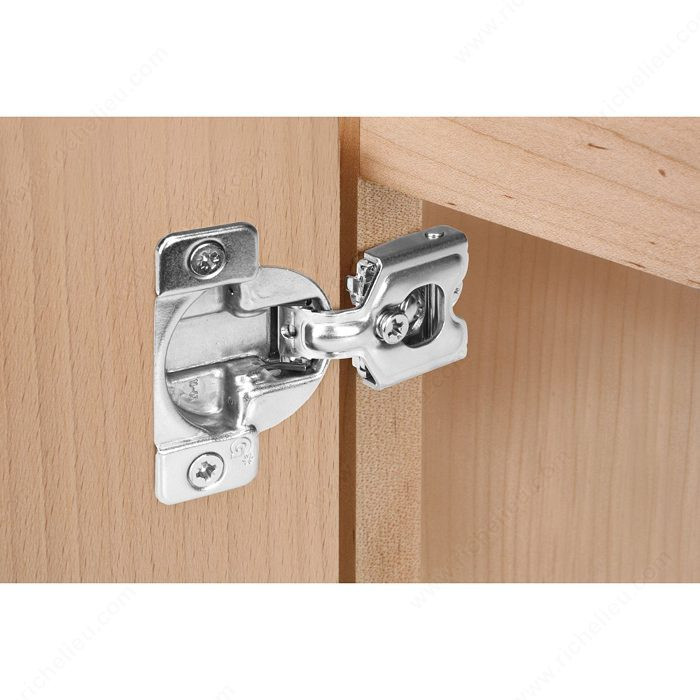 TEC Self-Close Side-Mount Hinge, Door Overlay 1/2", Fixing Type Screw-On PRO-PACK 10