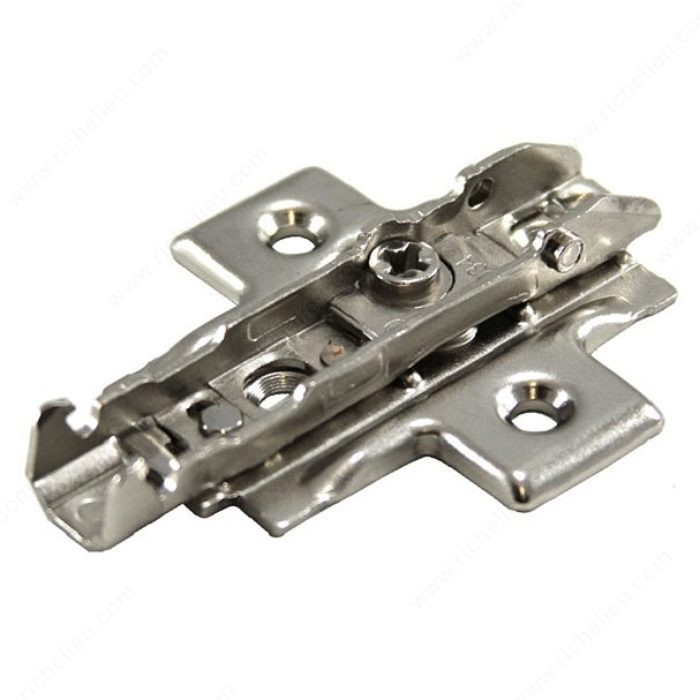Wing Base Plates GRT893 with 2 Point Fixing, Height 12 mm, Mounting Screw-In