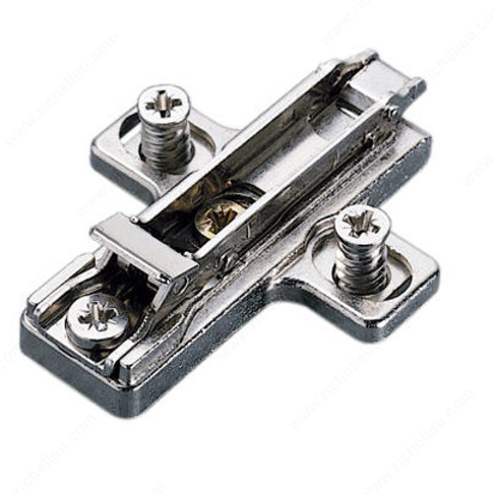 DOMI Plates with AAR Feature, Mounting Pre-Mounted Euro Screws, Thickness 0 mm PRO-PACK 10