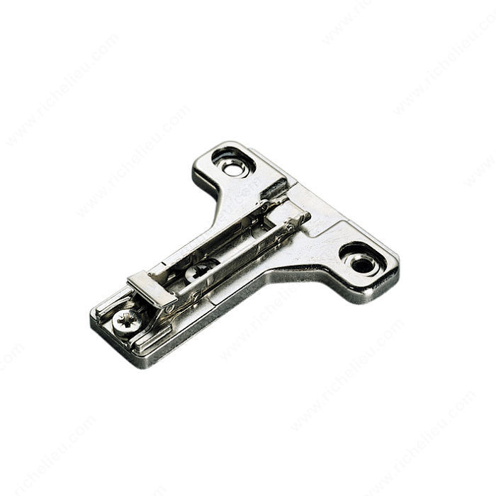 Face Frame Plates with Depth and Vertical Adjustment, Thickness 4 mm PRO-PACK 10