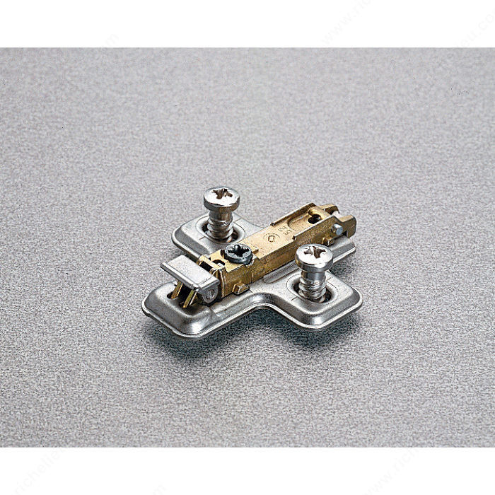 DOMI Automatic Mounting Plate, Mounting Pre-Mounted Euro Screws, Thickness 9 mm PRO-PACK 5