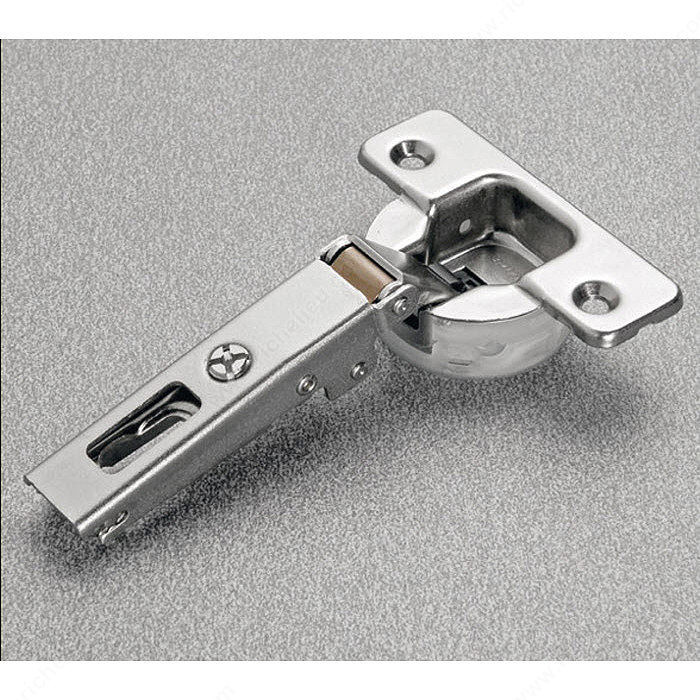Series 100 Concealed Hinges 105G, Fixing Type Toolless, Door Position Overlay, Overlay 0.75 in, Finish Nickel PRO-PACK 3