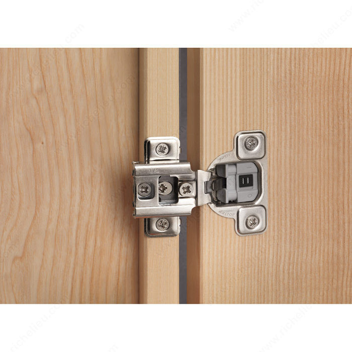Silentia CU Face Frame 3 Cam Hinges, Fixing Type Screw-On, Overlay 1 1/4 in PRO-PACK 3