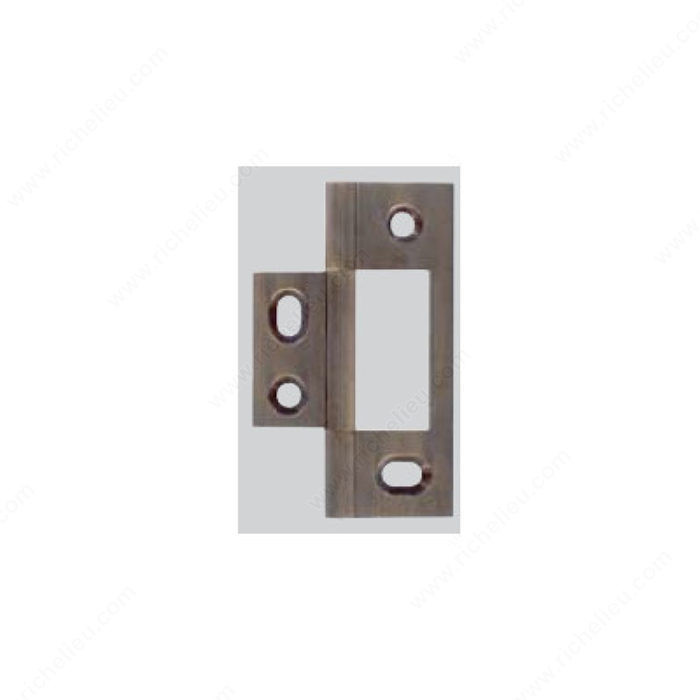 Solid Brass Hinge - Non-Mortise, Finish Oil Rubbed Bronze
