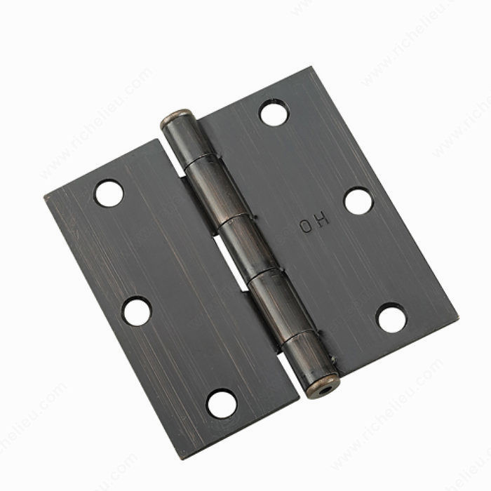 8.89 cm (3-1/2) Mortise Butt Hinges, Color/Finish Satin Brass, Recommended Usage Medium Use, Pin Non-Removable Pin, Our Divisions Richelieu
