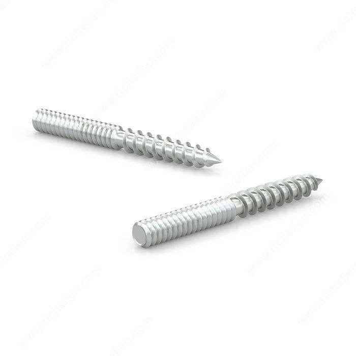 Bolt with Both Sides Threaded; Machine/Wood, Hanger bolt, Screw Size 1/4, Length 3 in