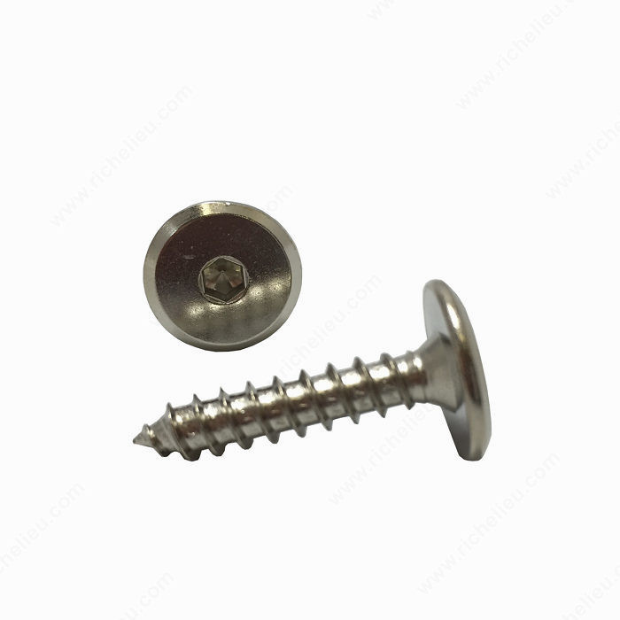 JCB-BW Type assembly lag bolt, JCB, Length 40 mm, Finish Nickel PRO-PACK 50