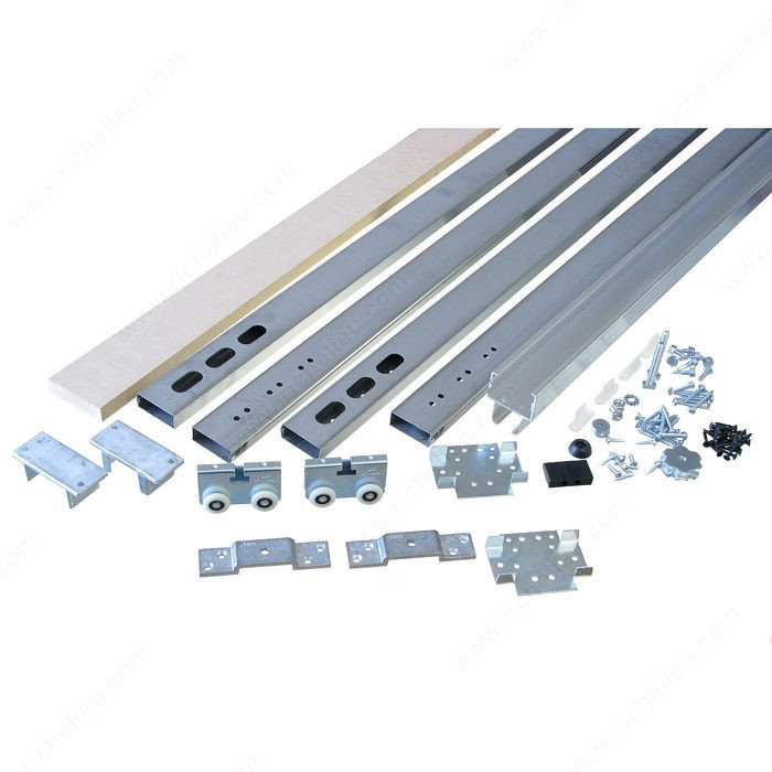 Quick-Release Pocket Door Frame Kit, Type C, Door Width 24 to 36 in