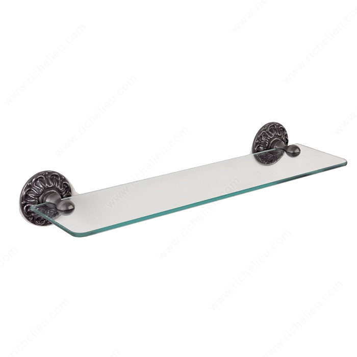 Glass Shelf - Louis XV Series, Finish Rust