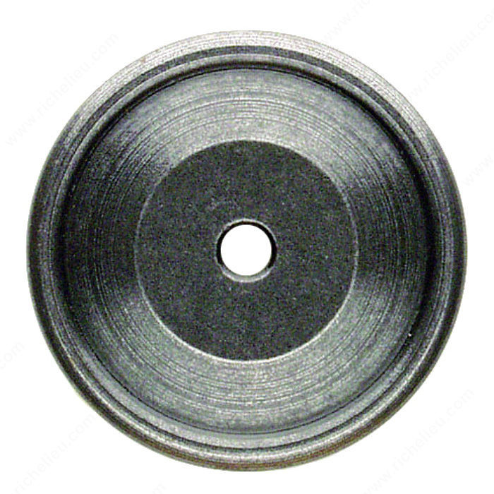 Back Plate LC0941/0942, Finish Rust, Diameter - Overall Dimensions 1 1/8 in, Projection - Overall Dimensions 1/16 in