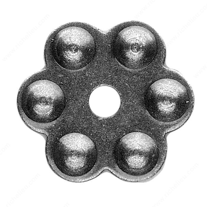 Back Plate LC0961, Finish Satin Steel