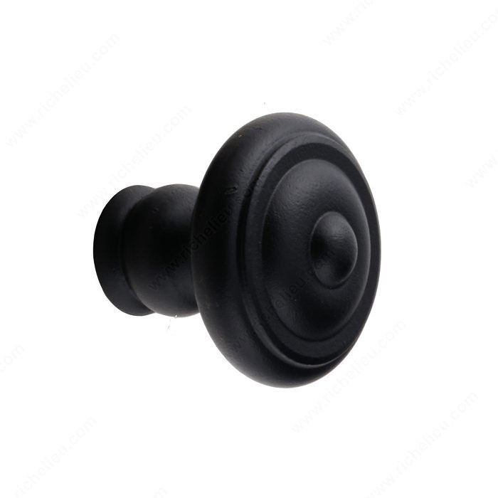 Knob LC1070 Series, Finish Matte Bronze, Diameter - Overall Dimensions 1 3/8 in, Projection - Overall Dimensions 1 3/8 in