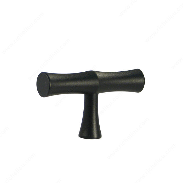 Traditional Forged Iron Knob - LC11, Finish Satin Black, Material Forged Iron