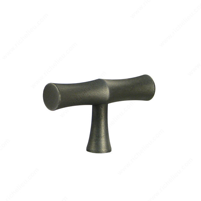 Traditional Forged Iron Knob - LC11, Finish Matte Steel, Material Forged Iron