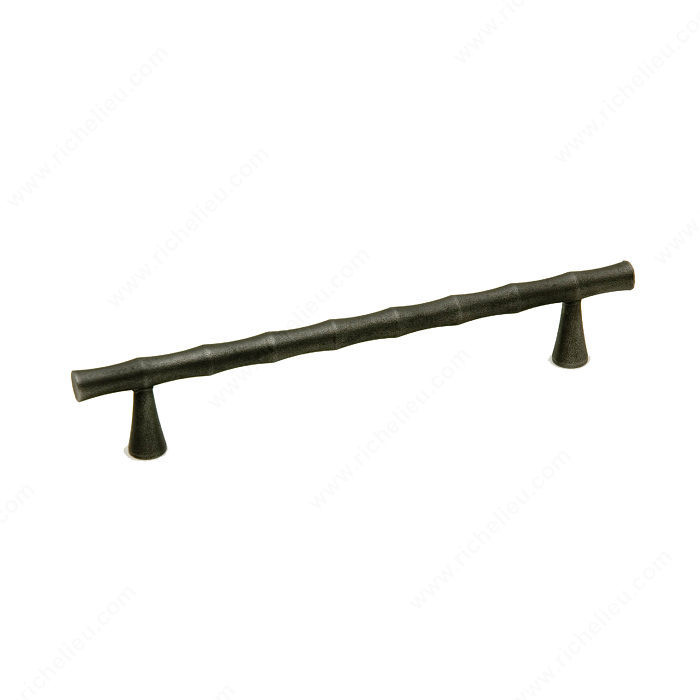 Traditional Forged Iron Pull - LC15, Type Appliance Models, Finish Matte Steel, Material Forged Iron