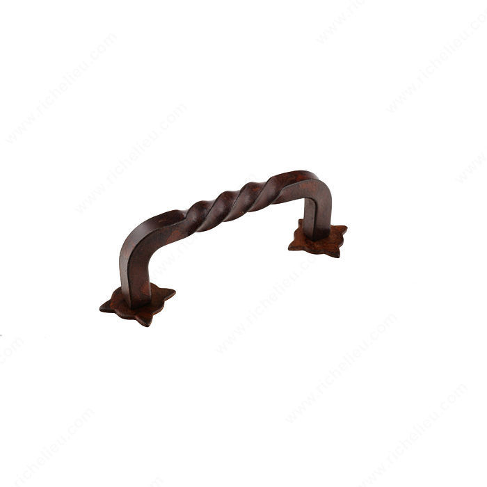 Cabinet Pull LC1560 Series, Finish Rust, Center to Center 3 in