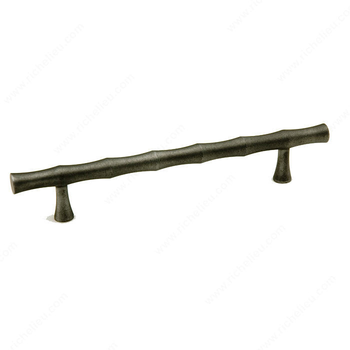 Traditional Forged Iron Pull - LC19, Finish Matte Steel, Material Forged Iron