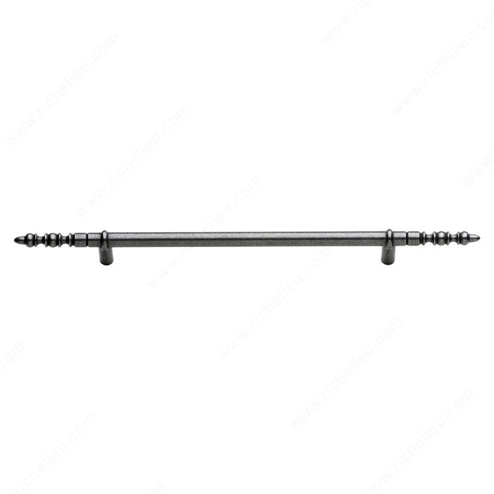 Bar Pull LC1960 Series, Finish Matte Bronze, Center to Center 6 1/4 in, Length - Overall Dimensions 12 3/8 in