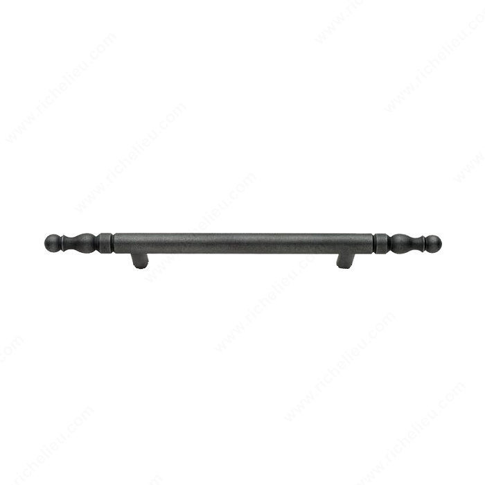 LC2130 Series Pull, Finish Rust, Center to Center 4 in, Length - Overall Dimensions 7.5 in