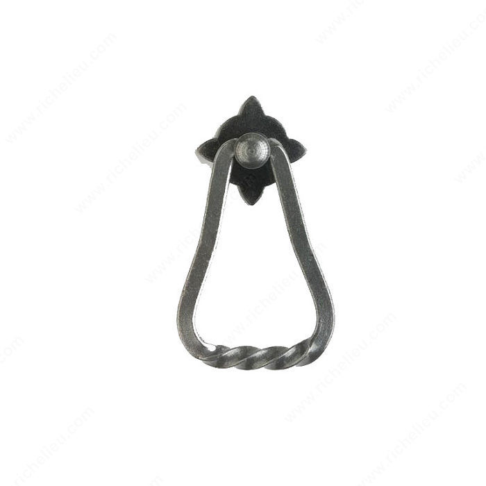Ring Pull LC5102/5103, Finish Satin Steel, Length - Overall Dimensions 2 in, Width - Overall Dimensions 1.625 in