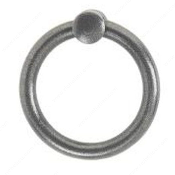 Ring Pull LC5132/5133, Finish Rust, Diameter - Overall Dimensions 1 5/8 in, Length - Overall Dimensions 1 3/4 in