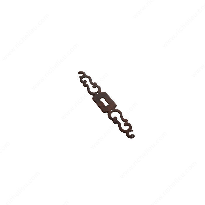 Key Escutcheon LC7286, Finish Rust, Type Vertical