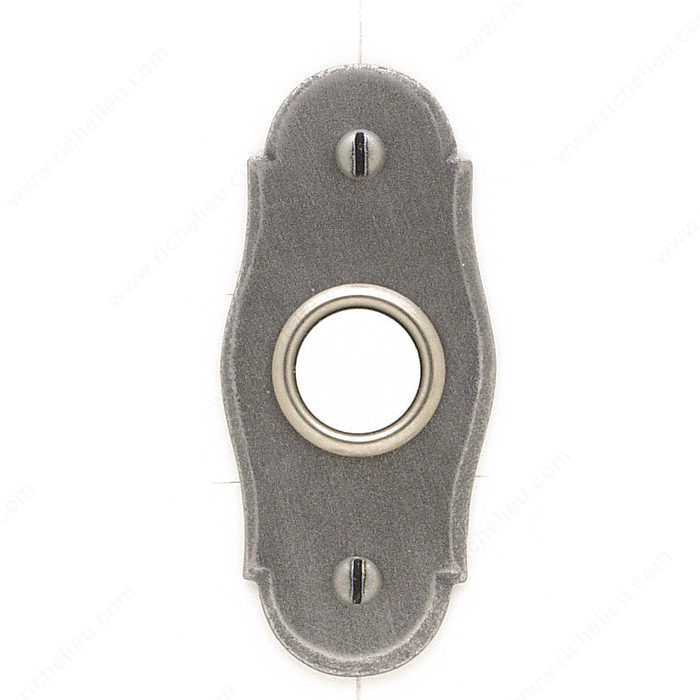 Door Bell, Finish Satin Steel