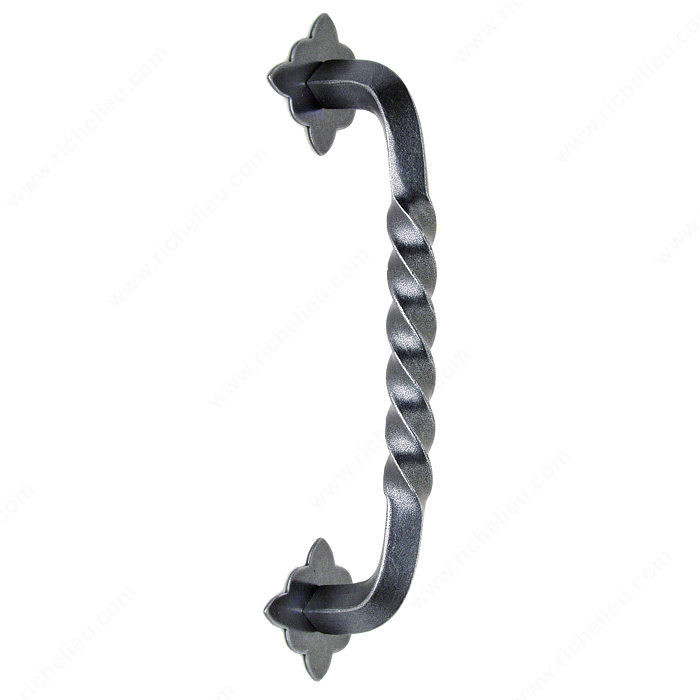 Door Pull LD8015/8075/8085, Finish Satin Black, Center to Center 7 7/8 in