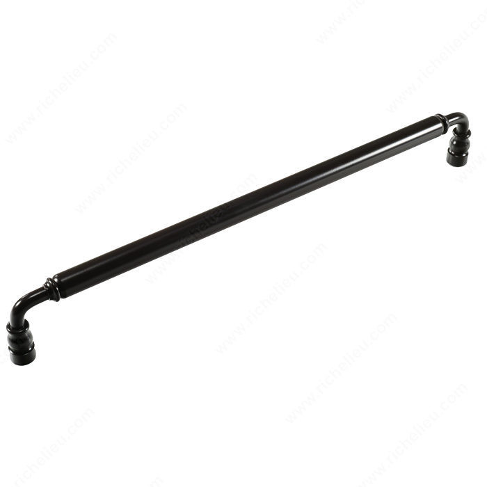 Door Pull LD8019/8079/8089, Finish Satin Black, Center to Center 16 in
