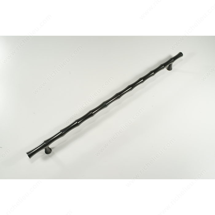 Traditional Forged Iron Pull - LD81, Finish Satin Steel, Material Forged Iron