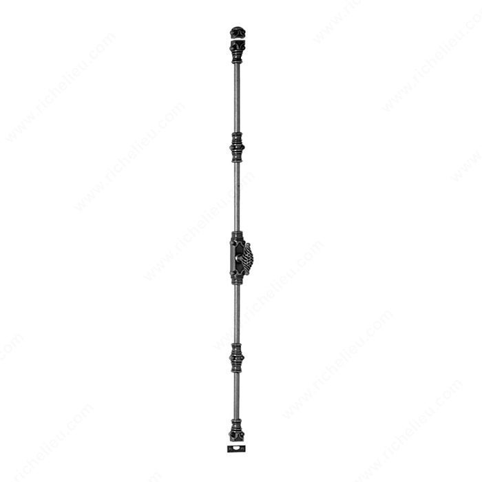 Cremone Bolt LD9000, Finish Satin Steel, Length - Overall Dimensions 7 in
