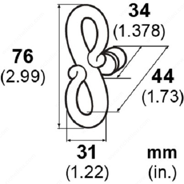 Door Knob LK6103, Finish Satin Steel