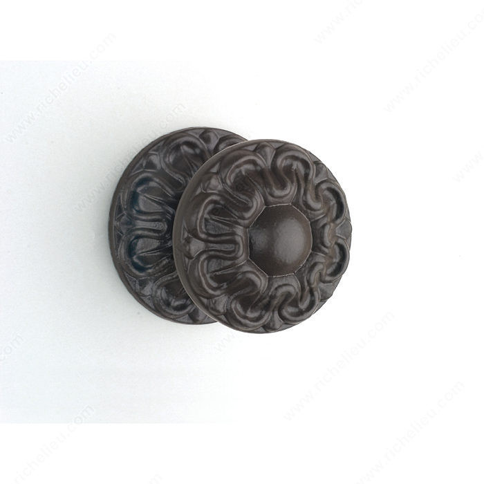 Door Knob LK6115, Finish Matte Bronze
