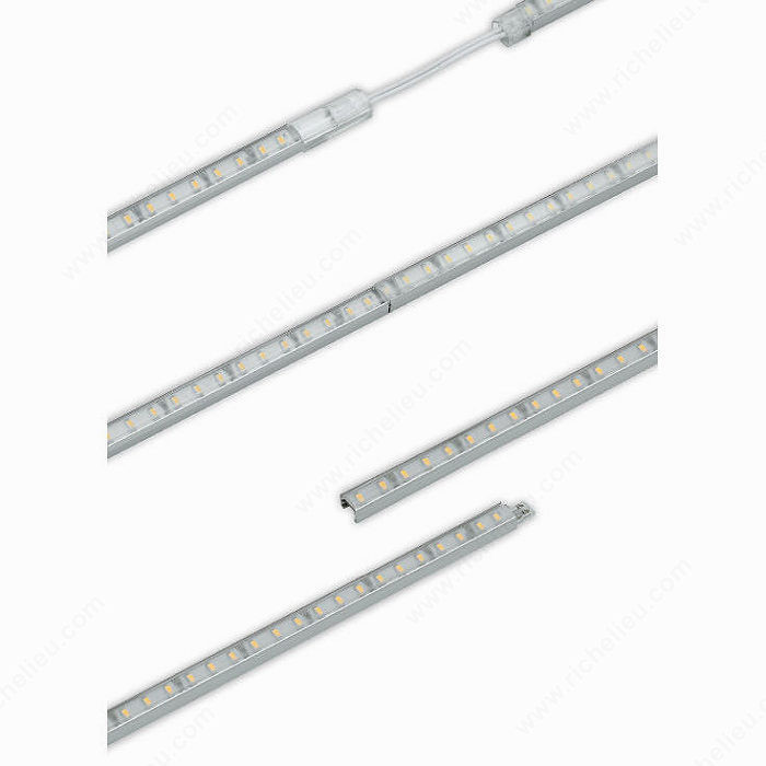 FineLine LED Strip Lights, Sturdy aluminum body, Light Color Cool White, Kelvin Color Temperature 5,000? K, Watts 2.4 W, Length 12 in