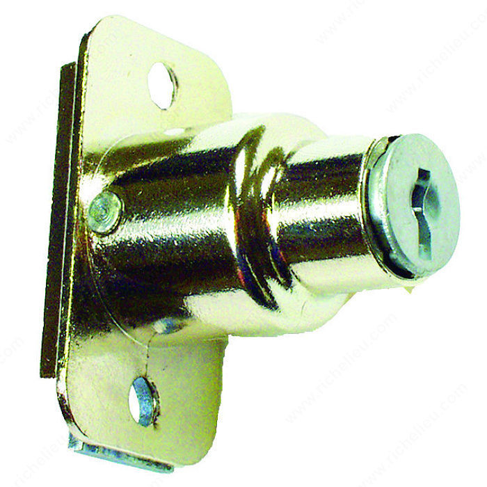 Sliding Door Lock, Finish Brass