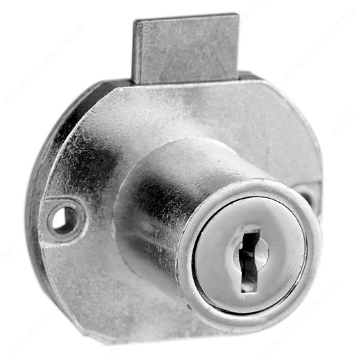 Drawer Lock - Short Bolt, Cylinder Length 1 3/16 in