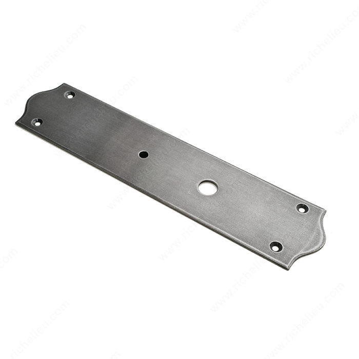 Escutcheon LP7505, Finish Satin Steel, Function Emergency Escutcheon