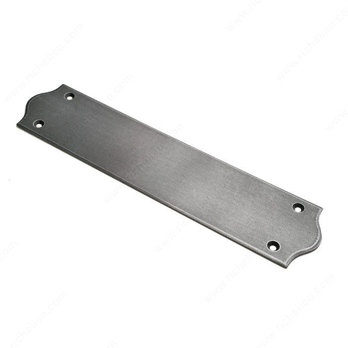 Escutcheon LP7505, Finish Satin Steel, Function Push Plate