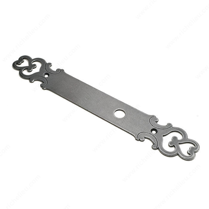Escutcheon Plate LP7506, Finish Satin Steel, Function Passage Escutcheon