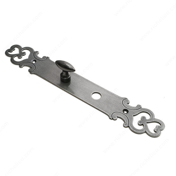 Escutcheon Plate LP7506, Finish Satin Steel, Function Privacy Escutcheon