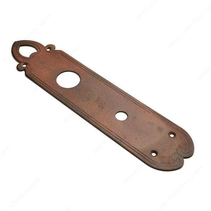 Escutcheon LP7519, Finish Rust, Function Cylinder Escutcheon