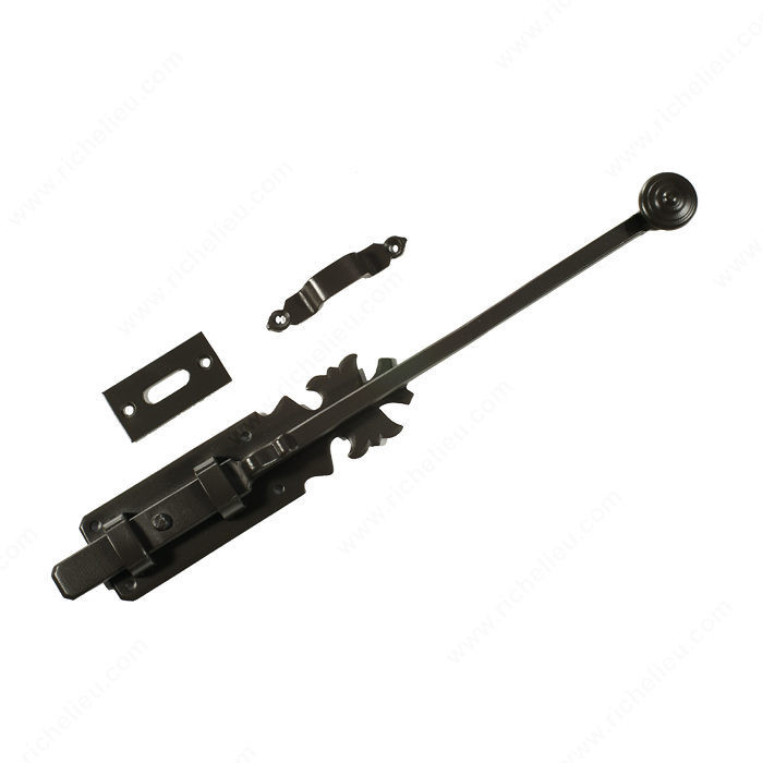 Surface Bolt LV3310/3312, Finish Matte Bronze, Length - Overall Dimensions 10 in