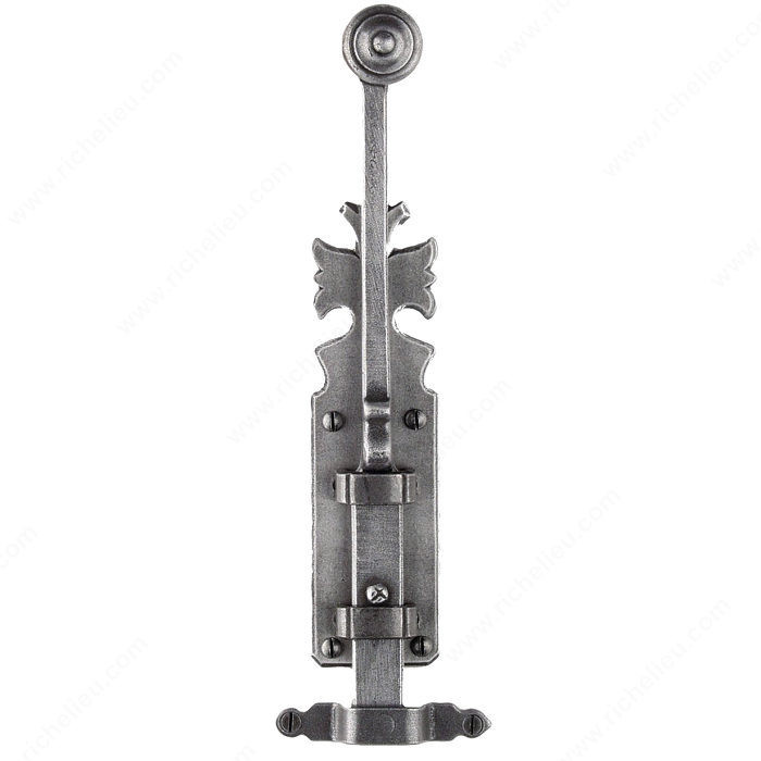 Surface Bolt LV3310/3312, Finish Satin Black, Length - Overall Dimensions 10 in