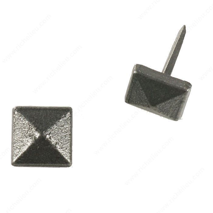 Cabochon Nail LX3701/3702, Finish Satin Steel, Width - Overall Dimensions 3/4 in