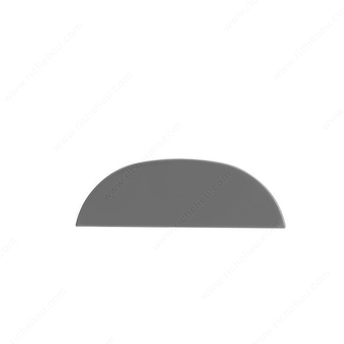 Infinex End Cap Sets, Finish Grey, Shape Curve, Height 14 mm PRO-PACK 3