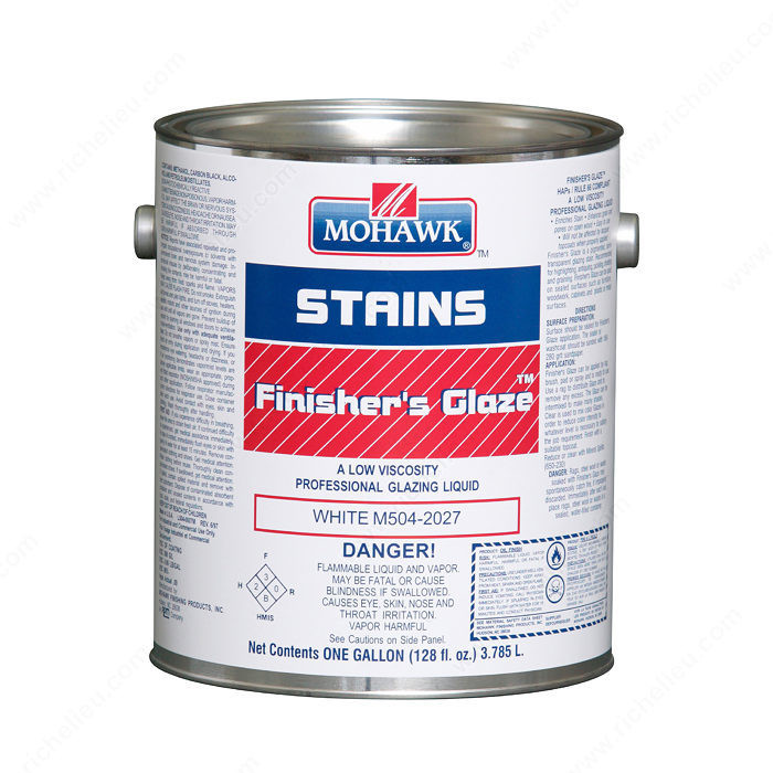 Finisher's Glaze Glazing Stain, Volume 1 gal., Finish Burnt Umber
