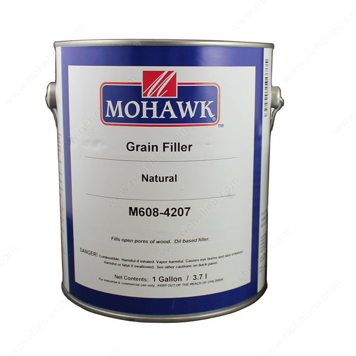 Grain Filler & Solvent, Volume 1 gal., Finish Natural